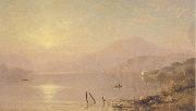 Sanford Gifford Morning on the Hudson oil painting
